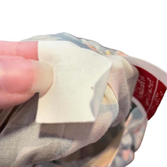 COUNTRY Sophisticates by Pendleton Vintage Floral Pleated Skirt - Picture 6 of 7